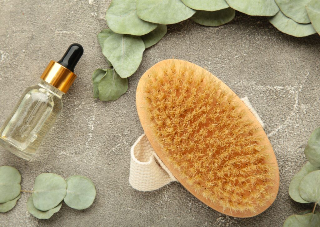 στεγνό βούρτσισμα, dry brushing