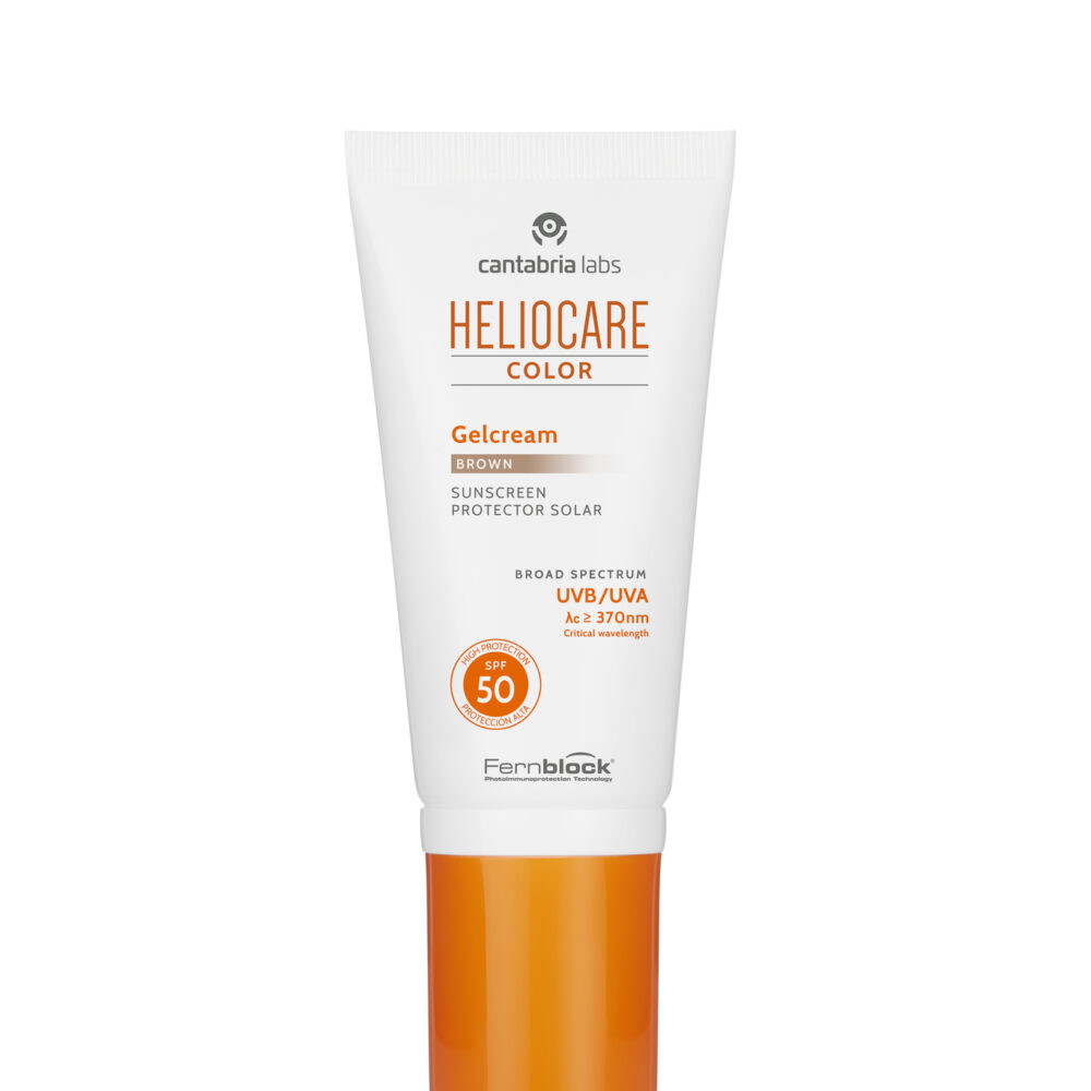 Αντηλιακή κρέμα προσώπου με χρώμα Sun Protection Gelcream Color Brown SPF50 50ml Heliocare