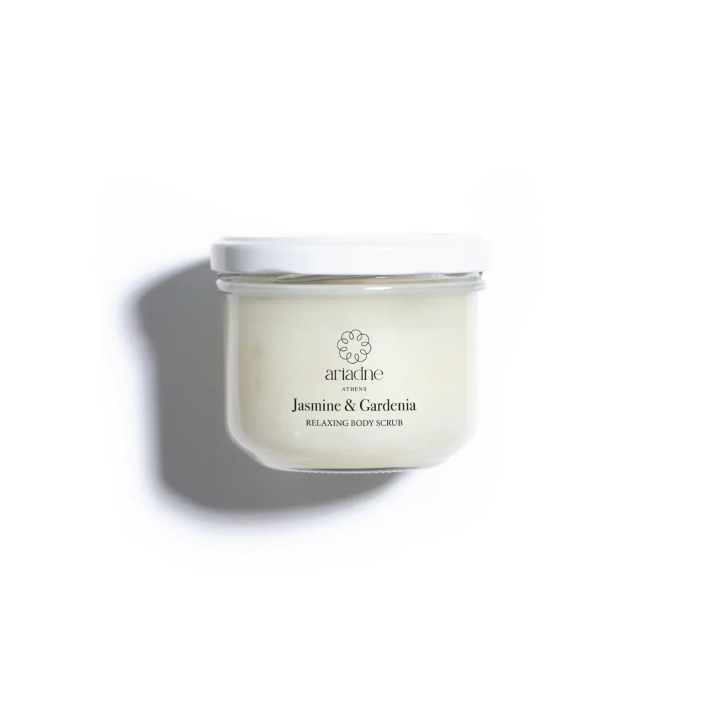 White Petals Jasmin & Gardenia Body Scrub 225ml Ariadne Athens